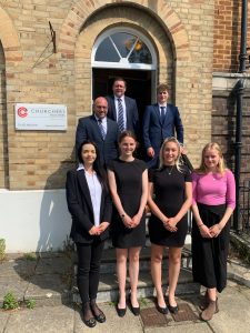 Churchers solicitors work experience students
