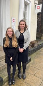 Rachel Wigley and Ellie Reynolds, solicitors at Churchers
